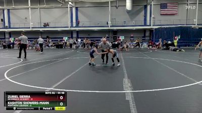 44-48 lbs Round 2 - Kashton Showers-Mann, Northern Lebanon vs Zuriel Sierra, Silverback Academy