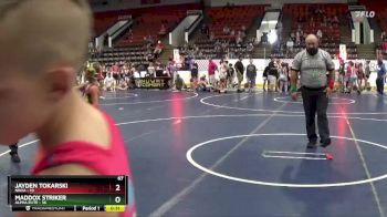 72 lbs Round 2 (6 Team) - Aubree Thompson, Alpha Elite vs Jace Beaston, NINJA