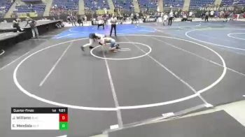 123 lbs Quarterfinal - Jacob Williams, Black Hills Wr Ac vs Elias Mendiola, Go Brandon Wc