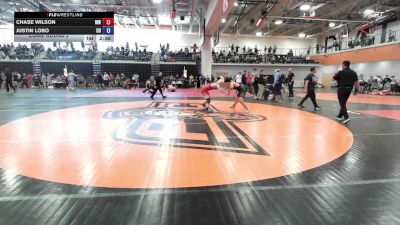 157 lbs Cons. Round 2 - Chase Wilson, MO West vs Justin Lobo, Ummah United