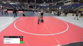 61 lbs Rr Rnd 3 - Miller Williams, BlackCat WC vs Kanin Kumfer, All American Training Center