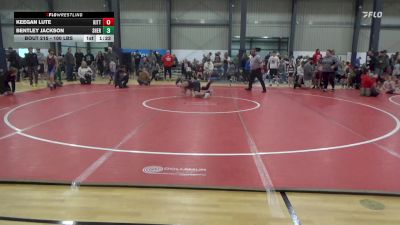 100 lbs Round Of 16 - Keegan Lute, Kittanning vs Bentley Jackson, Shermans Dale