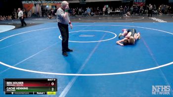 125 lbs Quarterfinal - Ben Houser, Wrangell Wolves vs Cache Henning, Unalaska