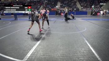 110 lbs Cons. Semi - Rmani Hernandez, Dodge City Wrestling Academy vs Avryn Beiker, Hays Wrestling Club