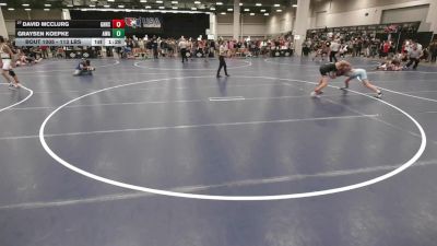 113 lbs Champ. Rd Of 64 - David McClurg, Granite Hills High School Wrestling vs Graysen Koepke, Askren Wrestling Academy