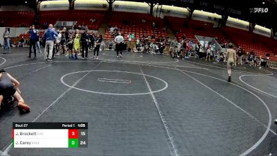 80 lbs Round 7 (8 Team) - Judah Brockett, Empyre WC Maroon vs James Carey, Rogue WC