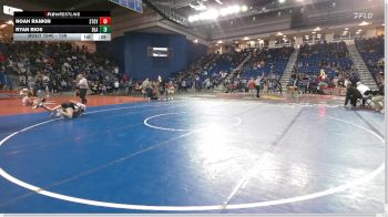 138 lbs Cons. Round 3 - Ryan Rios, Blair Academy vs Noah Rankin, St Christopher