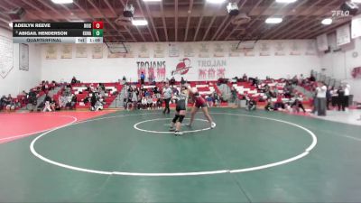 170 lbs Quarterfinal - Abigail Henderson, Kuna vs Adeilyn Reeve, Boise