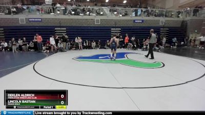 100 lbs Cons. Round 3 - Deklen Aldrich, Middleton Wrestling Club vs Lincoln Bastian, Idaho Gold