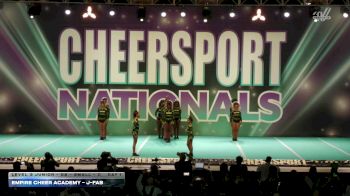 Empire Cheer Academy - J-FAB [2026 L3 Junior - D2 - Small - C Day 1] 2026 CHEERSPORT National All Star Cheerleading Championship