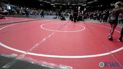 62 lbs Rr Rnd 2 - Channing Perrier, Collinsville Cardinal Youth Wrestling vs Jolee Stephens, South Central Punisher Wrestling Club