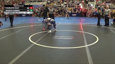 65 lbs Champ. Round 2 - Charlotte Riley, Unattached vs Madilyn Kammer, Tallmadge