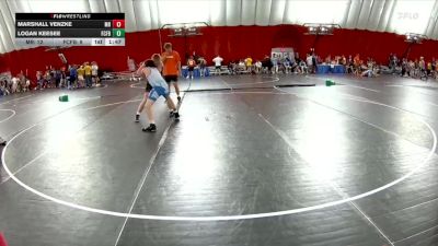 126 lbs Round 2 (8 Team) - Marshall Venzke, Marathon vs Logan Keesee, Franklin Central Flashes B