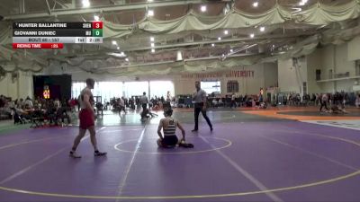 157 lbs Champ. Round 2 - Hunter Ballantine, Shenandoah University vs Giovanni Duniec, Mount Union