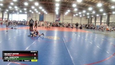 72 lbs Rd# 9- 2:15pm Saturday Final Pool - Cael Marcotte, West Coast Elite vs Beckett Moyer, Iowa Black