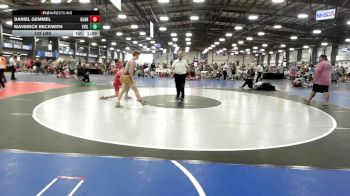 132 lbs Rr Rnd 1 - Daniel Gemmel, Guardians Of The Great Lakes vs Maverick Beckwith, Evil Empire