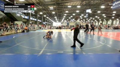 113 lbs Rr Rnd 2 - Braeden Martin, Ohio Titan Grey vs Brendan Stoutenburg, Journeymen Wrestling Red