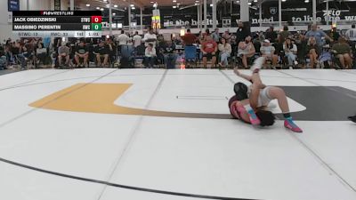 115 lbs Semifinal - Jack Obiedzinski, Shore Thing WC - MS vs Massimo Perentin, Ruthless - MS