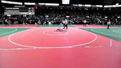 70 lbs Cons. Round 2 - Declan Brown, TBG1 vs Camden Davich, DONA