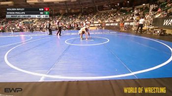 145 lbs Round Of 16 - Holden Ripley, Midwest RTC vs Dyson Phillips, Bentonville Wrestling Club