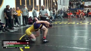 141 lbs Round 1 (10 Team) - Tanner Smith, Adrian vs Cooper Peterson, University Of Wisconsin - Stevens Point