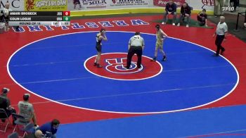 96 lbs Round Of 16 - Amari Brobeck, Jersey Shore vs Colin Logue, Great Valley