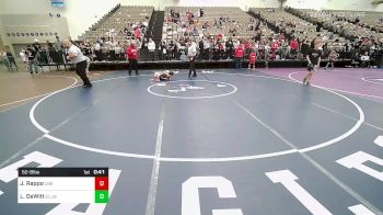 52-B lbs Round Of 16 - Jackson Rappo, Central Bucks K-8 vs Levi DeWitt, Underground Wrestling Club