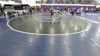106 lbs Semifinal - Caleb Adams, Lakeland vs Wyatt Carey, Timberlake