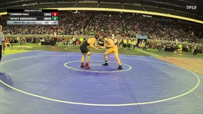 D1-175 lbs Champ. Round 1 - Wyatt Sieniarecki, Grand Haven HS vs Connor Hall, Temperance Bedford