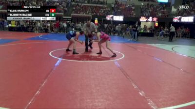 123 lbs Champ. Round 2 - Ellie Munson, Unattached vs Madisyn Racine, Minot Majettes