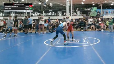 122 lbs Semifinal - Logan Forgatch, Scorpions - HSC vs Liam Lin, GPS Red - HSC