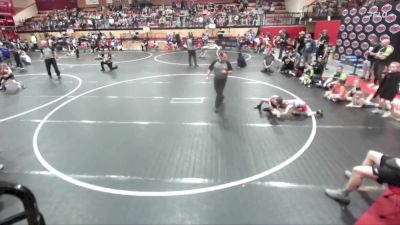 56 lbs Champ. Rd Of 16 - Trapper Feist, Sandpoint Legacy Wrestling Club vs Warren Sisson, 208 Badgers Wrestling Club