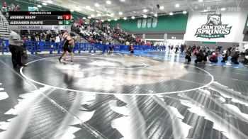 120 lbs Cons. Round 3 - Andrew Graff, Mt Carmel vs Alexander Duarte, Serrano