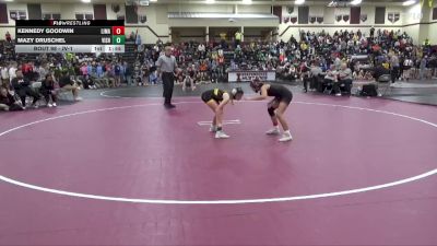 JV-1 lbs Round 2 - Kennedy Goodwin, Linn-Mar vs Mazy Druschel, Vinton-Shellsburg