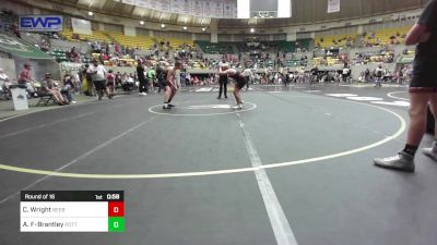 132 lbs Round Of 16 - Caysen Wright, Beebe Badgers Wrestling Club vs Austin Fleitz-Brantley, Pottsville Apache Youth Wrestling