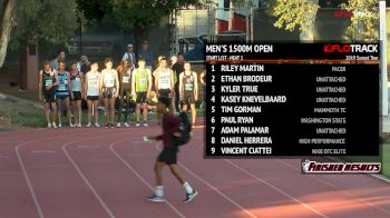 Open Men's 1500m - Jordan Mann 3:39!