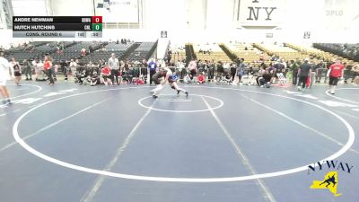 144 lbs Cons. Round 6 - Andre Newman, Black Belt Wrestling Academy vs Hutch Hutchins, Club Not Listed