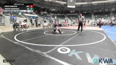 49 lbs Consolation - Krew Hamilton, Broken Arrow Wrestling Club vs Mason Wakefield, Keystone Wrestling Club