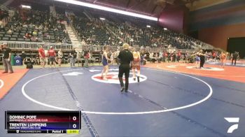 150 lbs 3rd Place Match - Dominic Pope, Diamondville Wrestling Club vs Trenten Lumpkins, Rawlins Wrestling Club