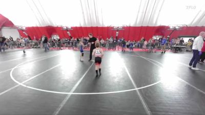 84 lbs Round 2 - Kayson Larson, Top Dawgs Wrestling vs Ari McKenna, Maverick Training Center