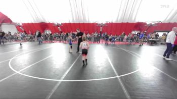 84 lbs Round 2 - Kayson Larson, Top Dawgs Wrestling vs Ari McKenna, Maverick Training Center