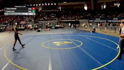 D 1 165 lbs Champ. Round 1 - Cole Didier, St. Amant vs David Bui, Northshore