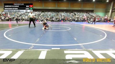 64 lbs Consi Of 8 #2 - Jameson Alcaraz, Monster Garage vs Benjamin Myers, LV Bear Wrestling Club