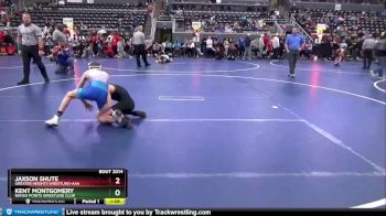 95 lbs Cons. Round 4 - Jaxson Shute, Greater Heights Wrestling-AAA vs Kent Montgomery, Bonus Points Wrestling Club