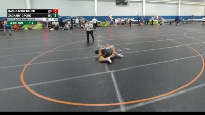 185 lbs Quarterfinal - Zachary Cronk, Tiger Wrestling Club vs Basho Muhlbauer, Unattached
