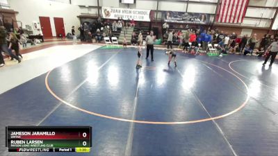 50 lbs Quarterfinal - Ruben Larsen, Payson Lions Wrestling Club vs Jameson Jaramillo, Uintah