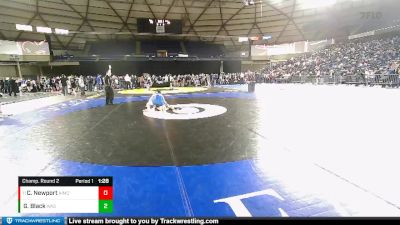 144 lbs Champ. Round 2 - Caleb Newport, Askeo International Mat Club vs Glenny Black, Washington