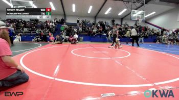 43 lbs Consi Of 8 #2 - Kyson Miller, Wagoner Takedown Club vs Walker Williams, Team Tulsa Wrestling Club