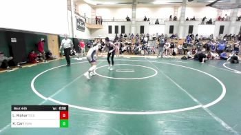 150 lbs Consi Of 16 #2 - Landon Mahar, Tollgate vs Keegan Carr, Plymouth North