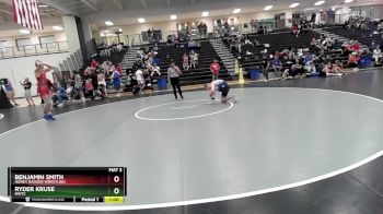 157 lbs Cons. Semi - Ryder Kruse, NWTC vs Benjamin Smith, Honey Badger Wrestling